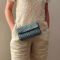 Borsetta pochette uncinetto con tracollina