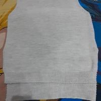 Maglione teenager ZUIKI collo alto grigio