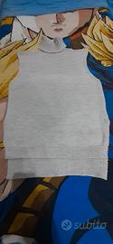 Maglione teenager ZUIKI collo alto grigio