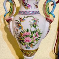 Vaso in porcellana, Mehun, Francia, XIX