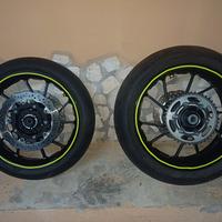 cerchi mt 07 completi di dischi/ corona etc