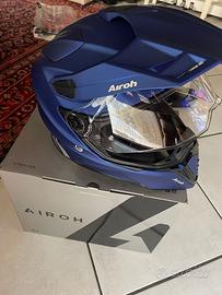 AIROH COMMANDER Motocross/END. BLU OPACO,M (57/58)
