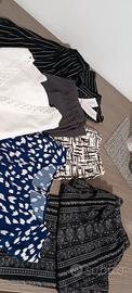 4 pantaloni  1 canotta e 1 camicetta estivo donna 