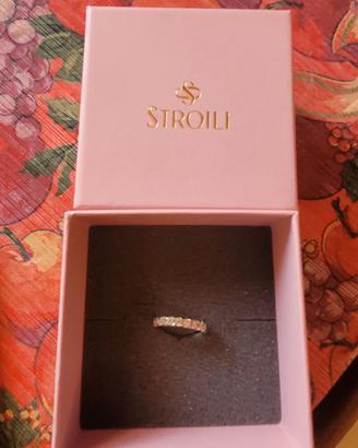 Anello oro bianco 750