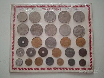 Thai Coins. Set di (28) monete thailandesi.