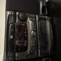 Stereo con casse con lettore cd e 2 mangiacassette
