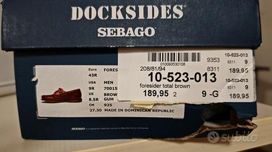Docksides Sebago nuove