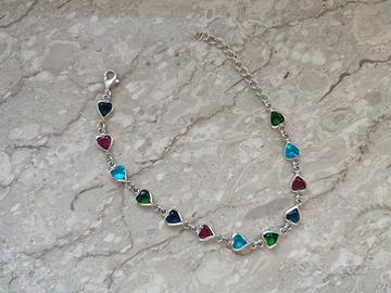 Bracciale con cuori