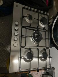 Piano cottura 5 fuochi a gas Beko