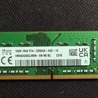 16Gb (1x16Gb) SK Hynix DDR4 Sodimm 3200Mhz
