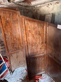 Paravento in legno antico