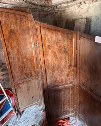 Paravento in legno antico