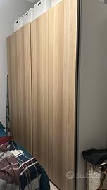 Armadio ikea Pax betulla e bianco