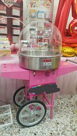 carretto zucchero filato con cupola