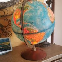 Mappamondo luminoso vintage Ricoglobus – base in l