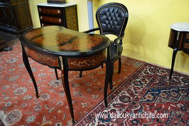 Scrittoio  a fagiolo stile Luigi XV Boulle