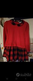 vestito rosso bambina