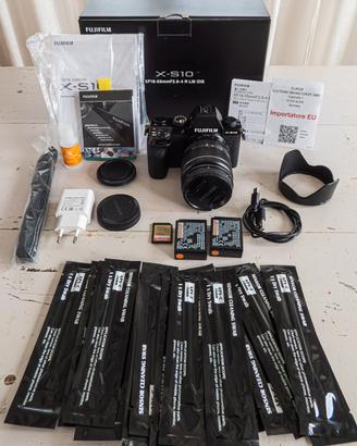 📸Fujifilm X-S10 + 18-55 + 2 Batterie + Accessori