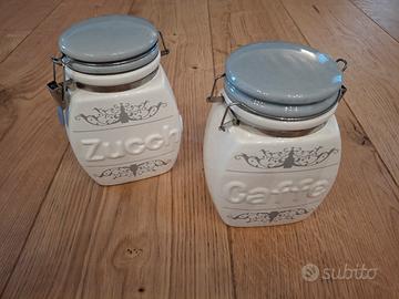 Barattoli porta zucchero e caffe