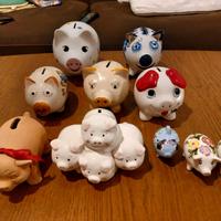 Maialini di porcellana