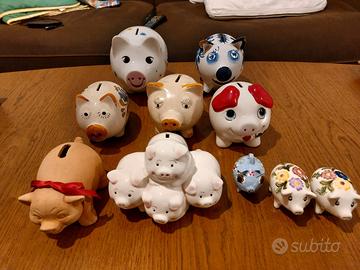 Maialini di porcellana