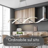Lampadario a Sospensione LED 28W Design Spirale