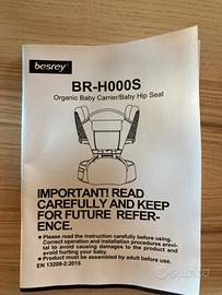 Marsupio porta bebè Besrey modello BR-H000S