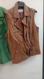 giubbotto in vera pelle e finta 