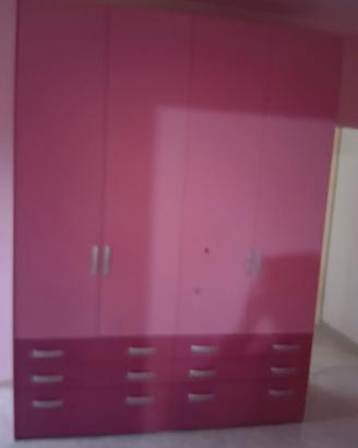 armadio rosa e fucsia moretti compact