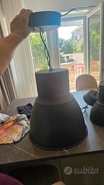 lampadario stile industriale 