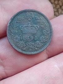 20 Centesimi 1895 Non Comune Regno d'Italia Moneta