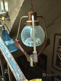 lampadario a sospensione vintage in stile Mid-Cent