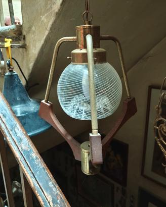 lampadario a sospensione vintage in stile Mid-Cent