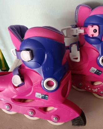 pattini decathlon 28-30 bambina regolabili