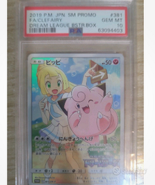 PSA 10 GEM MINT LILLIE & CLEFAIRY FA Promo 381/SM