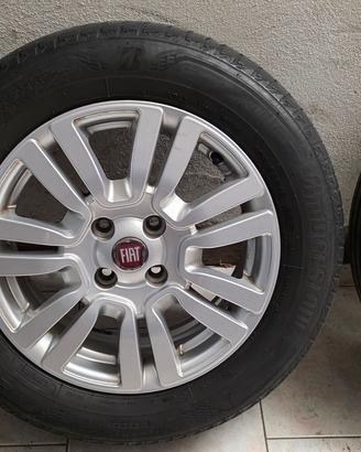 4 Cerchi in Lega 15" Originali Fiat Punto Evo