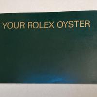 Rolex libretto Your Rolex Oyster 579.52 Eng-1.2003