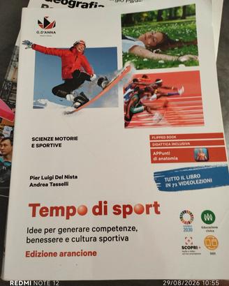libro scolastico tempo di sport 