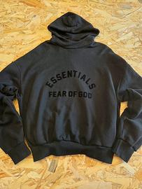 Fear Of God Essentials felpa con cappuccio nera