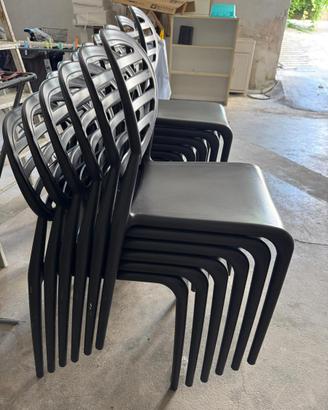 27 sedie SCAB antracite - desing made in italy