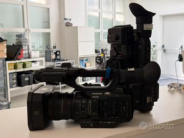 2 pezzi Telecamera panasonic 4k AG-UX180
