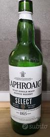 Bottiglia (vuota) di Whisky Laphroaig Select.