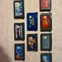 Lotto 9 giochi ORIGINALI Game Boy Advance