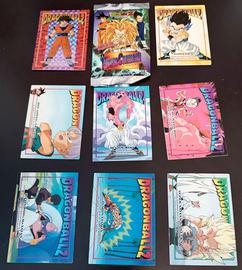 Lotto 8 Card / Inserti Vintage Dragon Ball Z Memor