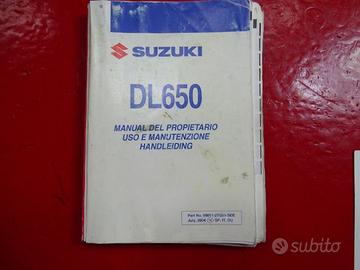 LIBRETTO USO E MANUTENZIONE SUZUKI DL 650