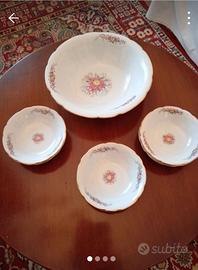 Servito Coppette frutta porcellana vintage