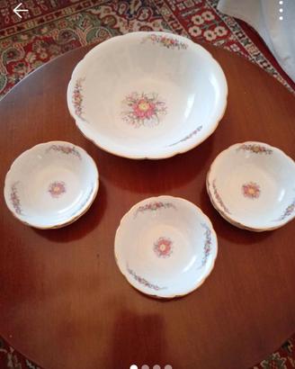 Servito Coppette frutta porcellana vintage