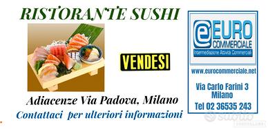 627/24 RISTORANTE GIAPPONESE zona via Padova