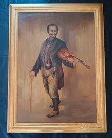 Quadro antico dipinto olio su tela 