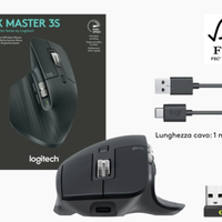 MOUSE LOGITECH MX MASTER 3S NUOVO
